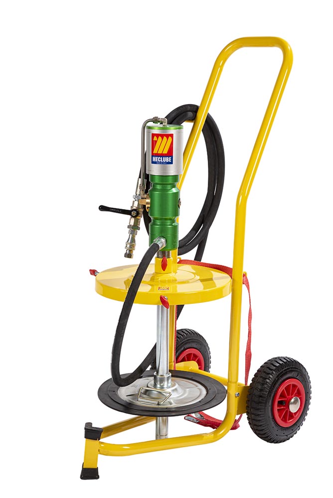 Mobiele pneumatische smeringsset voor vaten