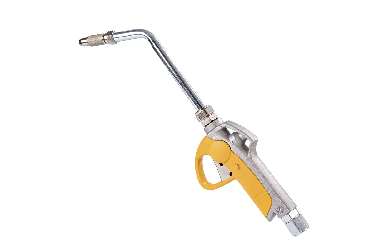 024-1231-B00 Handmatig olie afgiftepistool met vaste slang -  Ø12mm, 45°