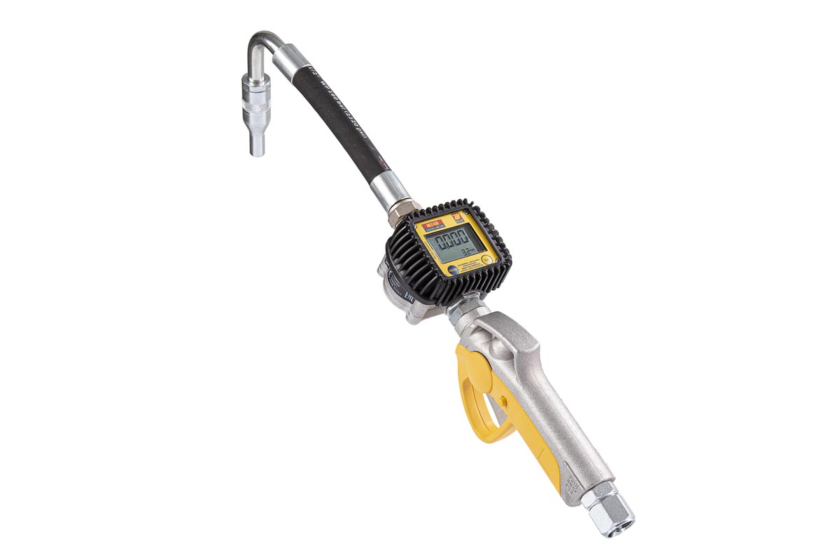 024-1233-C00 Olie pistool, digitaal & slang 90° uitloop
