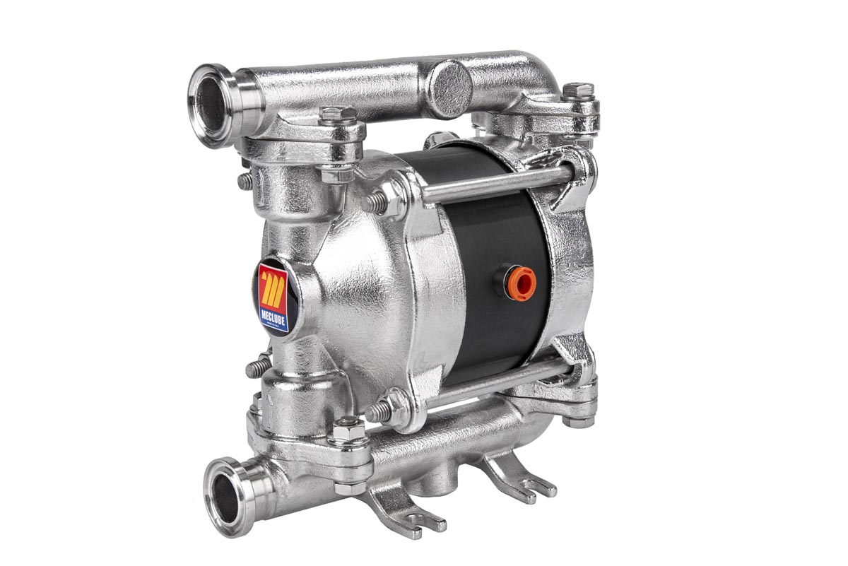 028-F020-AB2 Membraanpomp voeding (lv) SS20 – 3/4&quot; Tri-Clamp -