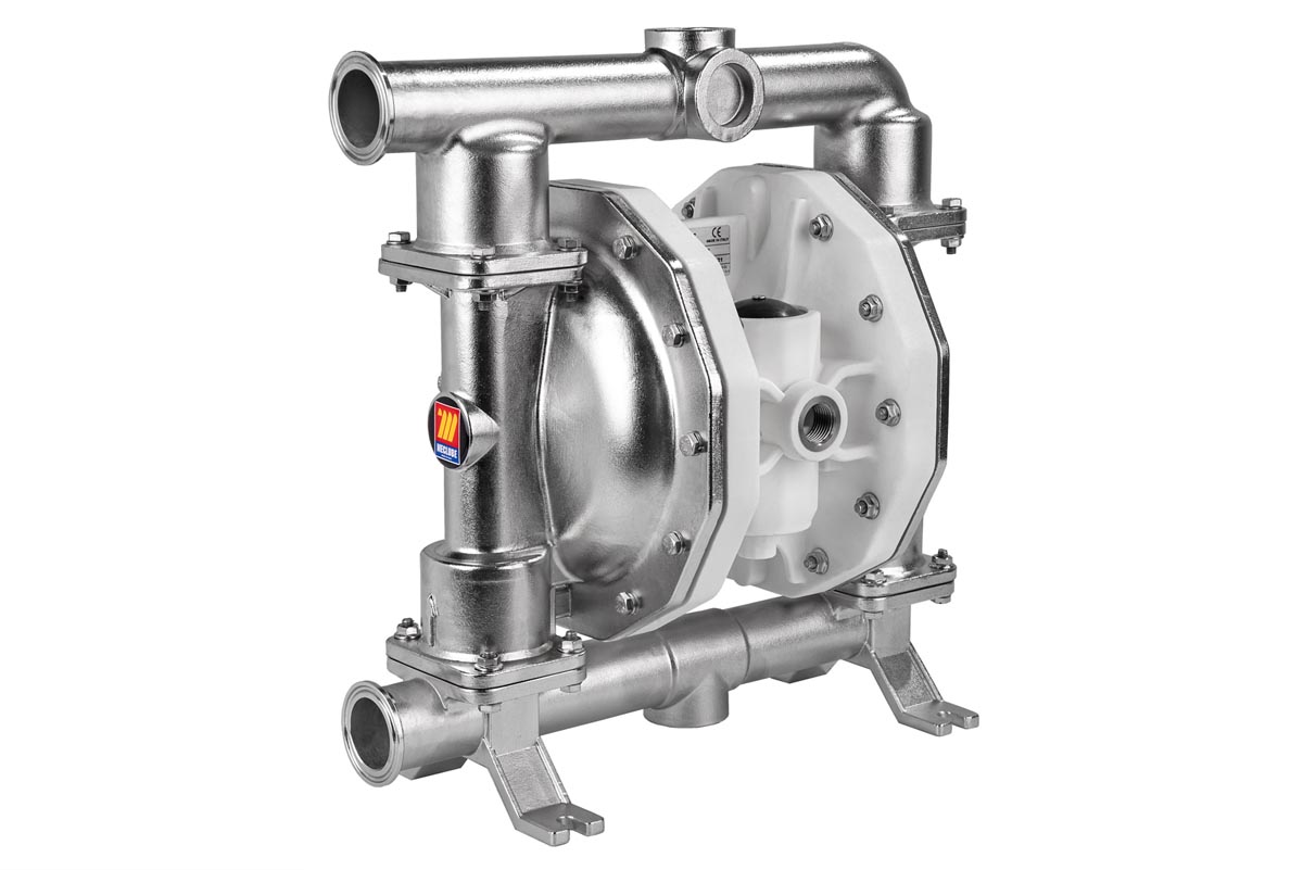 028-F170-AB2 Membraanpomp voeding (lv) SS170 – 1.1/2" Tri-Clamp -