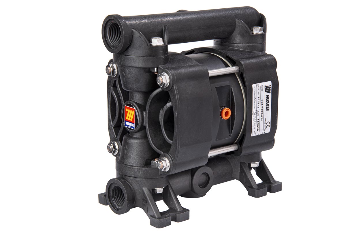 028-P035-AB3 Membraanpomp P35 – 1/2&quot; BSP - aggressieve vloeistof