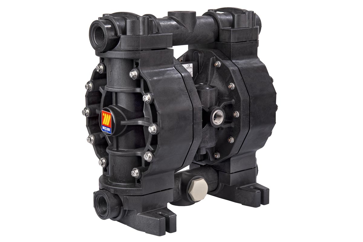 028-P170-AB4 Membraanpomp P170 – 1&quot; BSP - schurende vloeistof