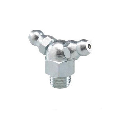 Hydraulische smeernippel dubbelkop DIN 71412