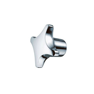 Cross knob DIN 6335 stainless steel 1.4308 (A2) high-gloss polished