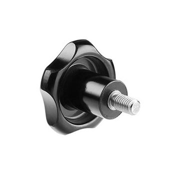 Star knob DIN 6336 stainless steel threaded bolt