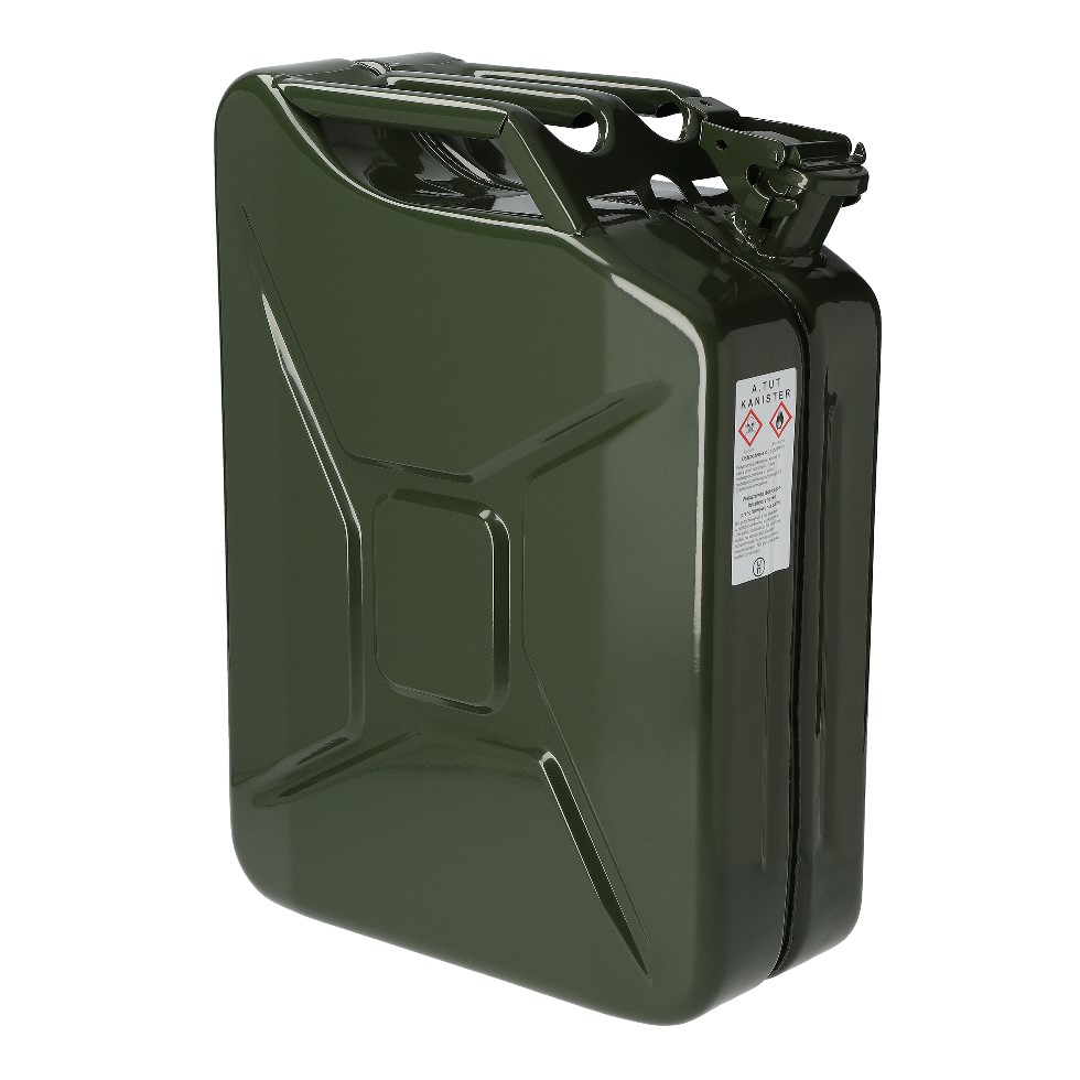 Steel jerrycan for fuel