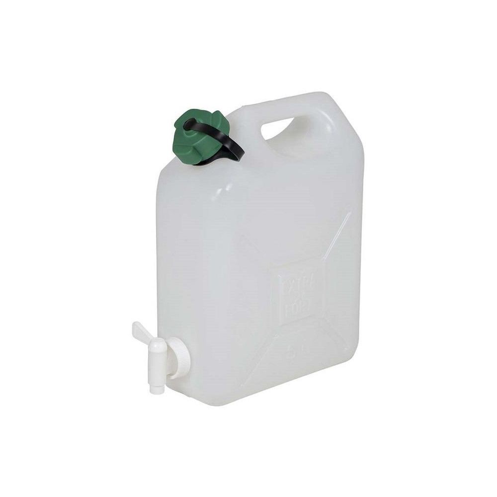 Plastic jerrycan with tap