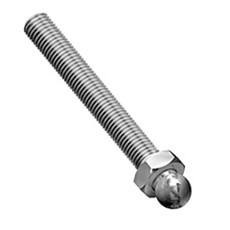 Levelling foot spindle 3. stainless steel