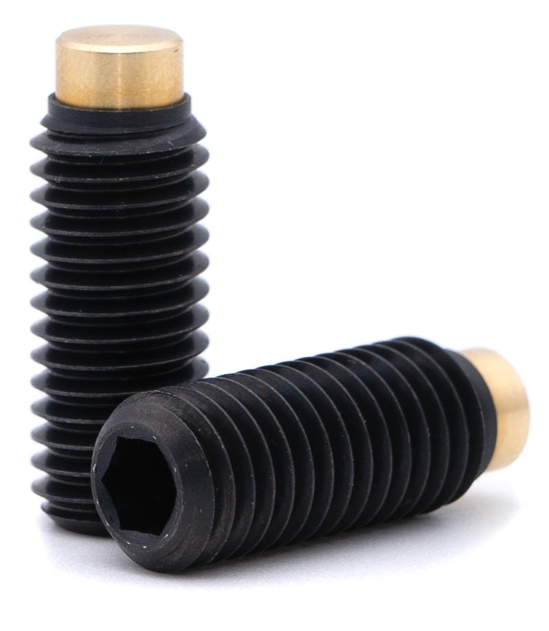 Pressure screw 1927 with pin with flat head steel