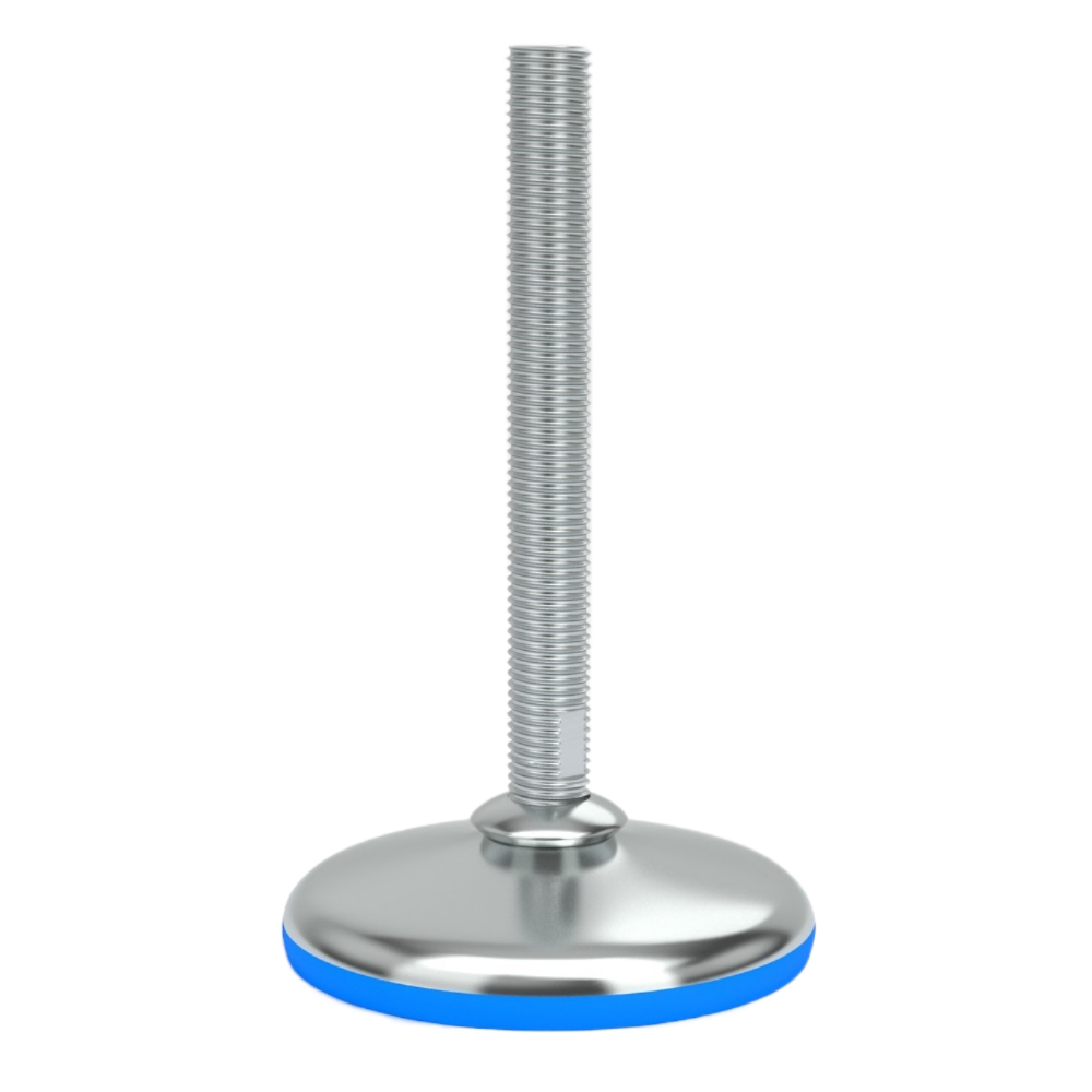 Stainless steel leveling foot