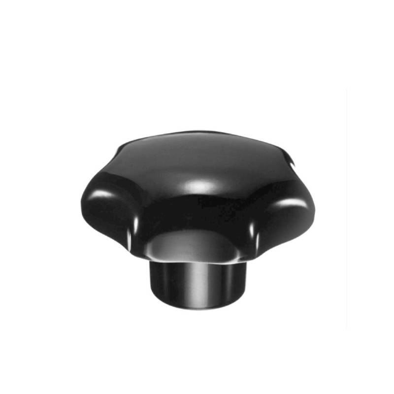 Star knob DIN 6336 brass threaded bush