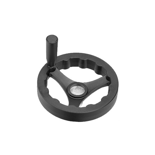Spoked handwheel V3RA/MEP thermoplast