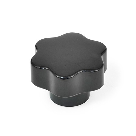 Star knob VBX stainless threaded bush